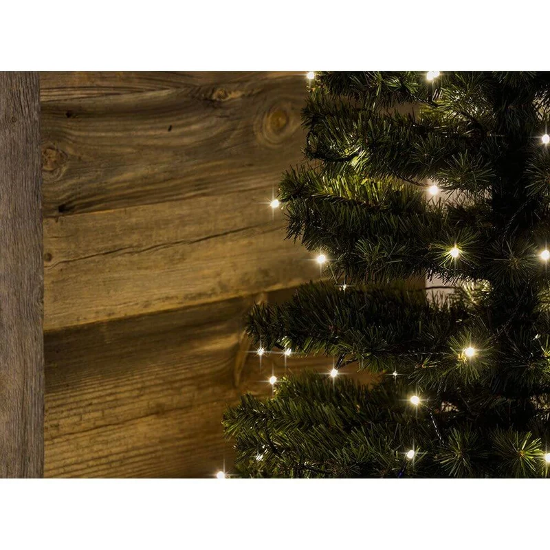 14m Micro LED Lichterkette gefrostet 35 Warmweiße Dioden