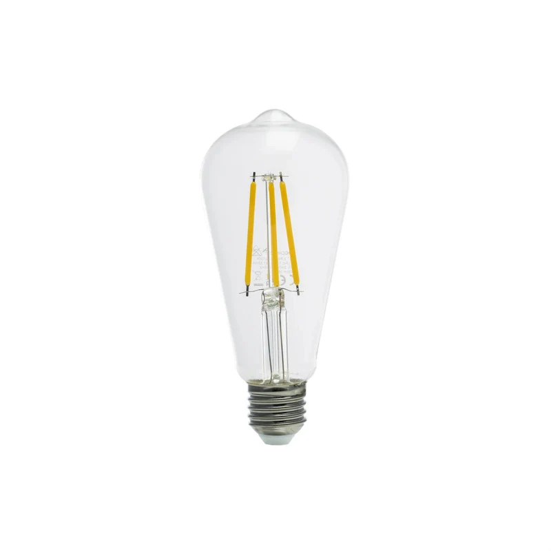 3x B-Ware Arcchio LED Leuchtmittel Filament Rustika E27 3,8W warmweiß 806lm klar 2700K