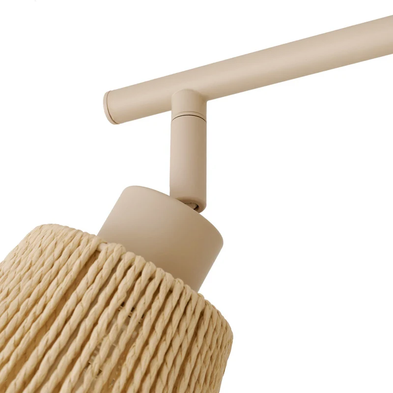 B-Ware Lindby Deckenstrahler Strahler Anuva beige Papier 3-flammig 72 cm169
