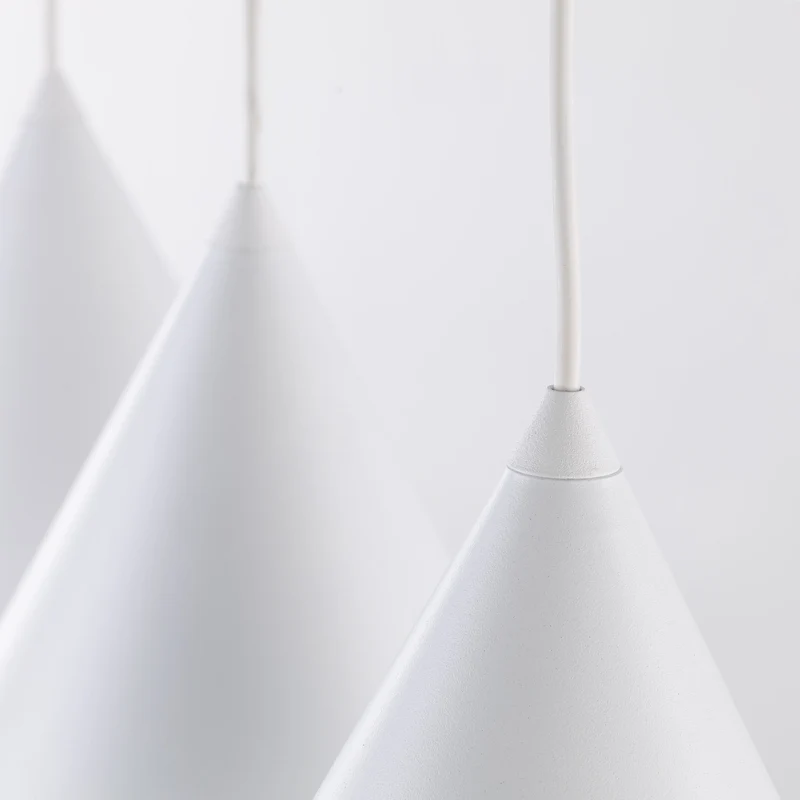 B-Ware TK Lighting Hängeleuchte Pendelleuchte Cono LED weiß dreiflammig 75 cm linear