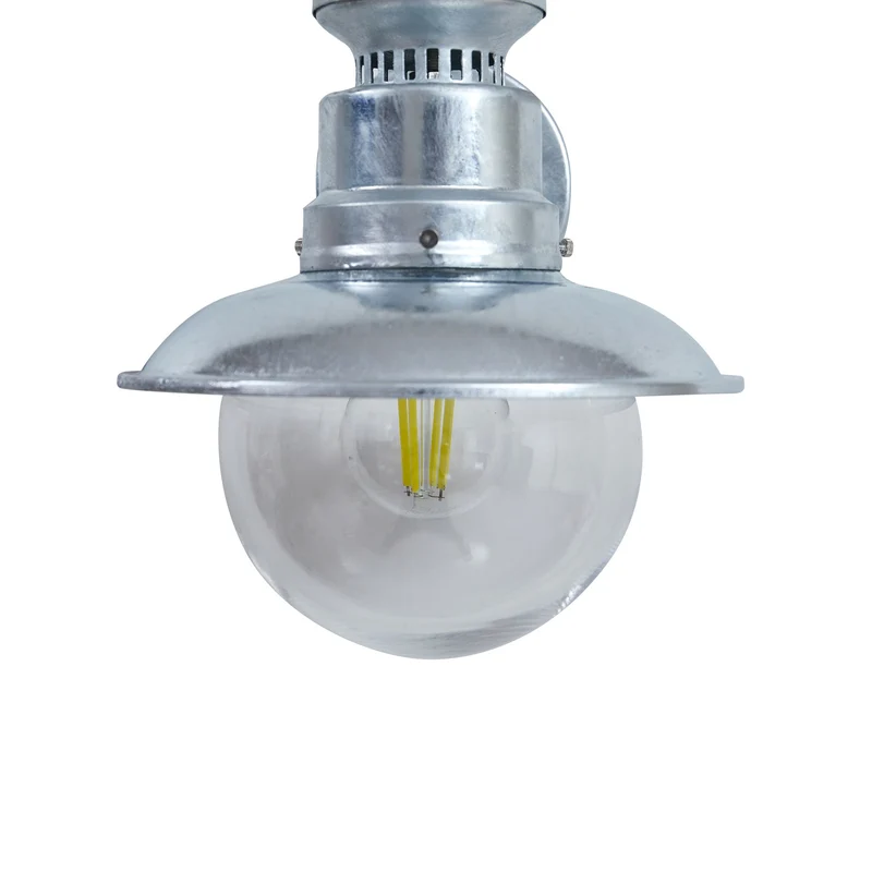 B-Ware Lindby Außenwandleuchte Celinor LED Gartenlampe Wandleuchte dimmbar silber