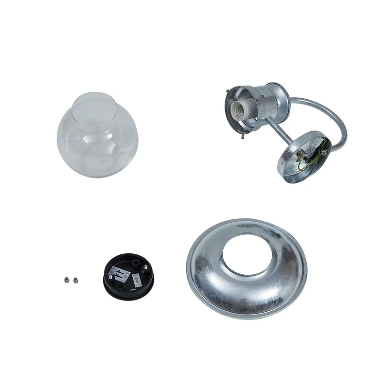 B-Ware Lindby Außenwandleuchte Celinor LED Gartenlampe Wandleuchte dimmbar silber