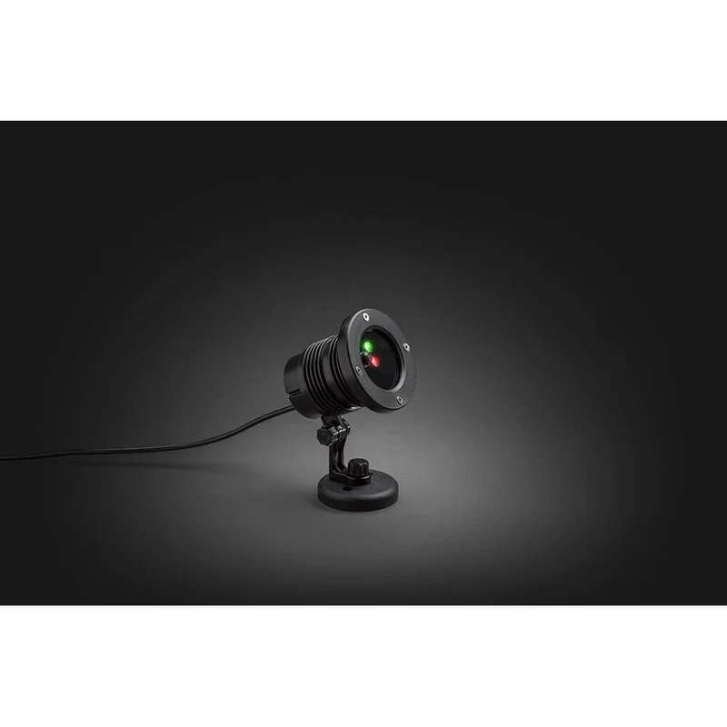 LED Laser mit bewegten & funkelnden Punkten Fernbedienung Bewegungssensor Timer IP44