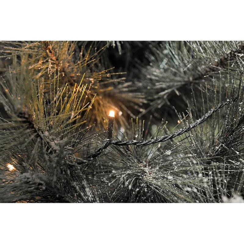 Micro LED Lichterkette 20 bernsteinfarbene Dioden IP44