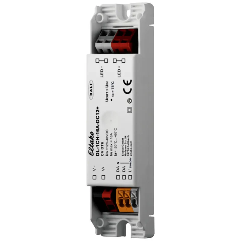 B-Ware Eltako LED-Dimmer 1-Kanal DALI für LED-Lampe grau 768W dimmbar Einbau IP20