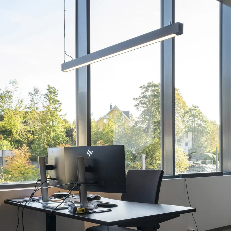 B-Ware The Light Group Deckenleuchte SLC Click LED Lampe dimmbar schwarz 112cm IP20