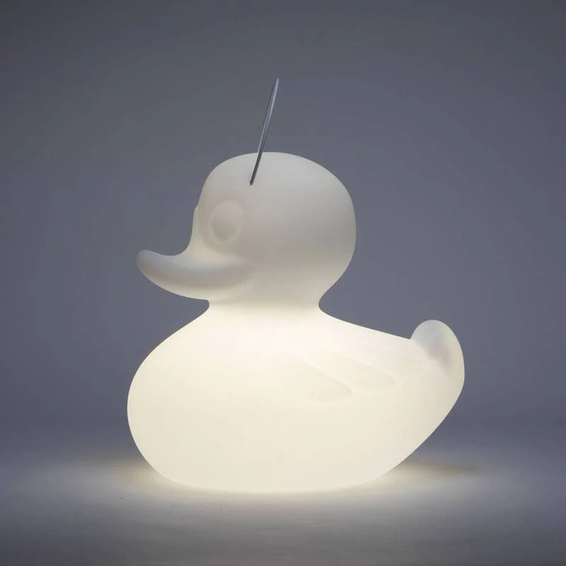 B-Ware Good LED-Designleuchte DUCK-DUCK XL Lampe Leuchte Dekolampe Weiß