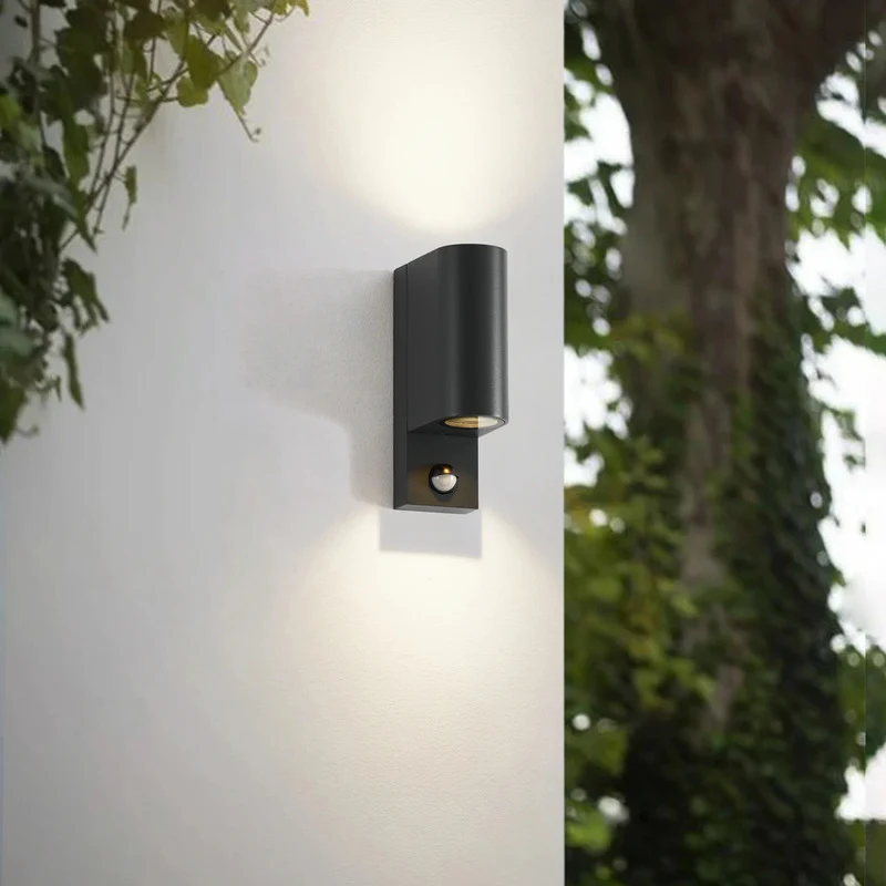 B-Ware Lindby Palina Außenwandlampe Außenwandleuchte Wandlampe Wandleuchte mit Sensor
