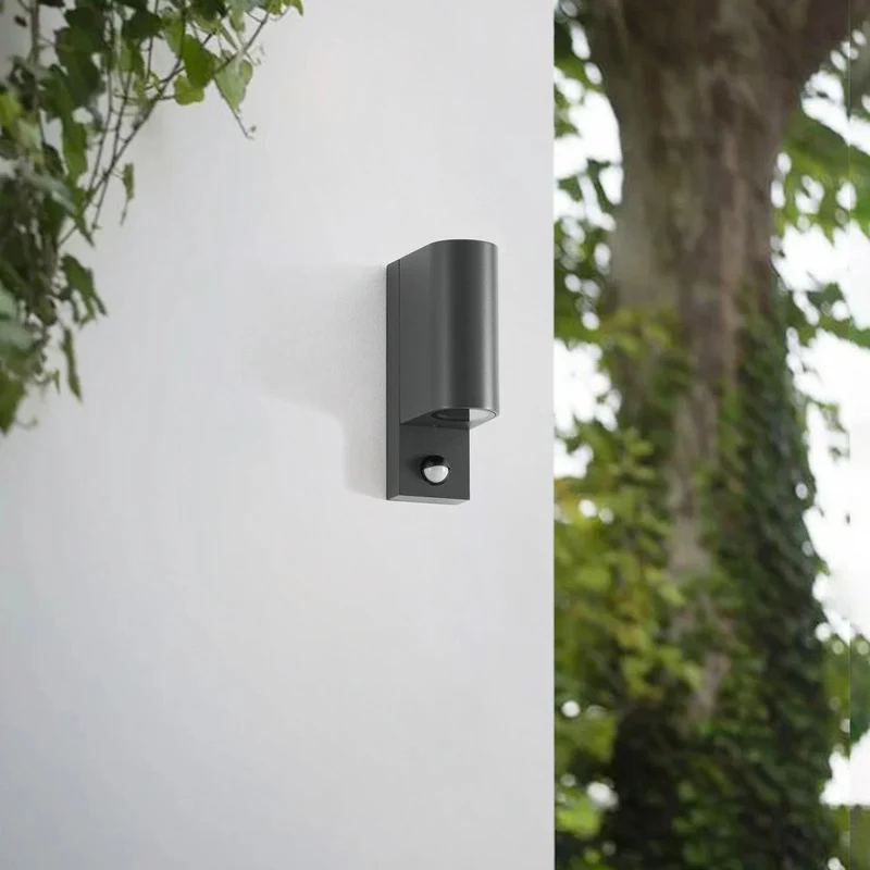 B-Ware Lindby Palina Außenwandlampe Außenwandleuchte Wandlampe Wandleuchte mit Sensor