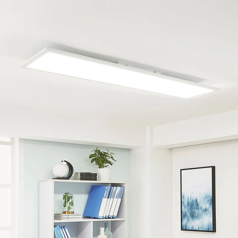 B-Ware Arcchio LED-Panel Lysander dimmbar 55W CCT 3000K-6000K weiß 119x29cm Leuchte