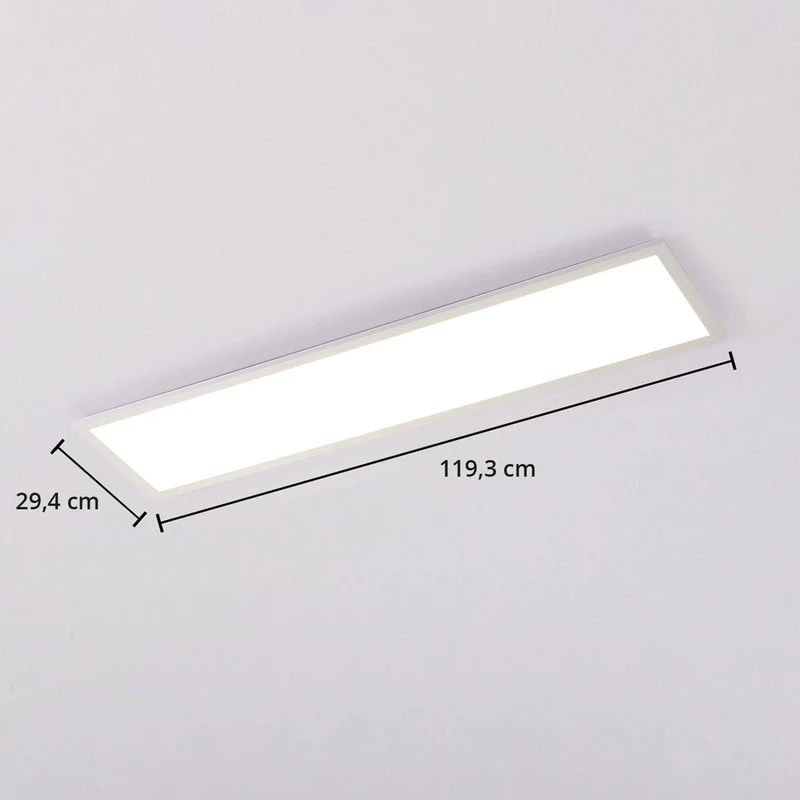 B-Ware Arcchio LED-Panel Lysander dimmbar 55W CCT 3000K-6000K weiß 119x29cm Leuchte