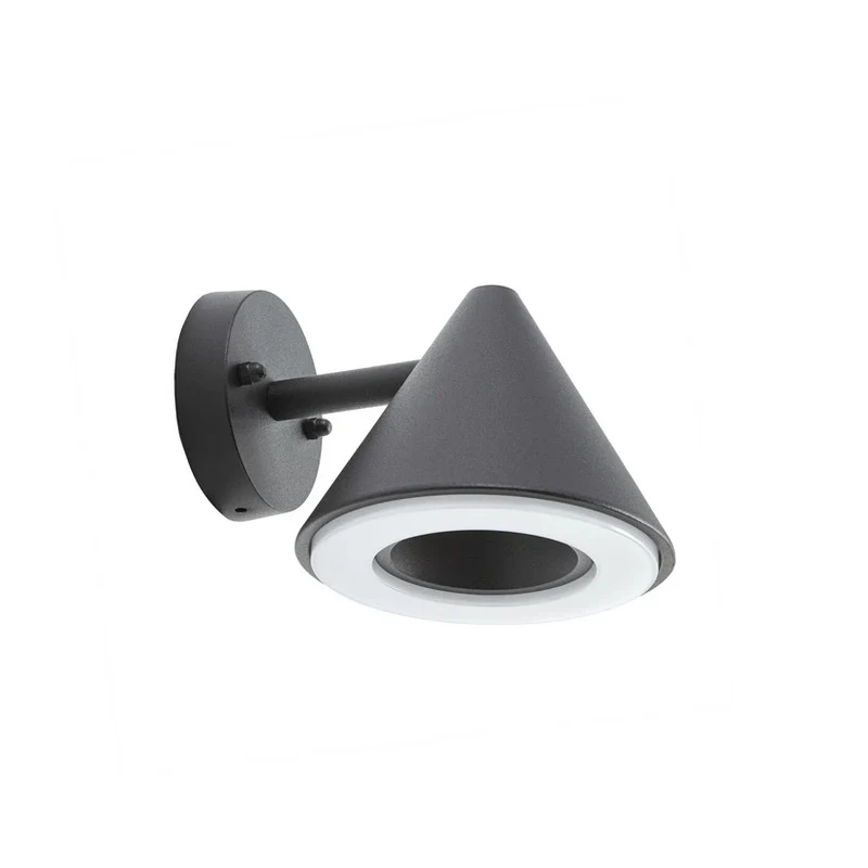 B-Ware Lindby Außenwandleuchte Soran LED Gartenlampe Wandleuchte schwarz IP44 12cm