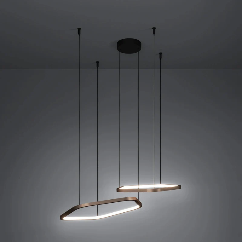 B-Ware Stars of Light Hängeleuchte Estrella LED Pendelleuchte dimm bronze Fernbedienung