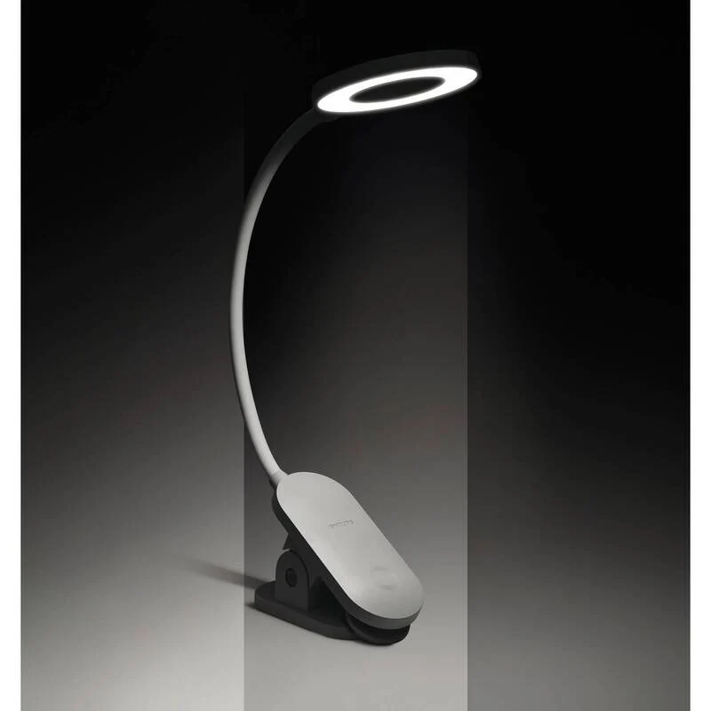 B-Ware Philips LED Tischlampe DSK206 Akku dimmbar Leuchte 5W Kaltweiß Weiß 362x203mm