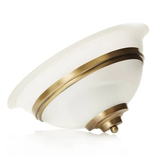 B-Ware Lindby Wandleuchte Wandleuchte Lampe Leuchte Irimia Licht aus Glas altmessing