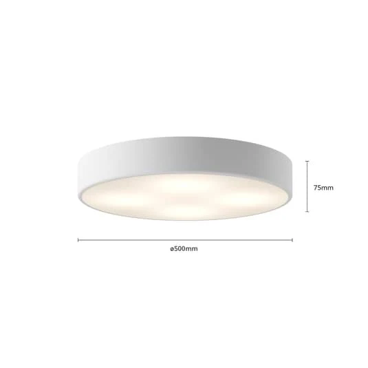 B-Ware Euluna Deckenleuchte Cleo Deckenlampe Deckenlicht Leuchte Lampe E27 Stahl weiß