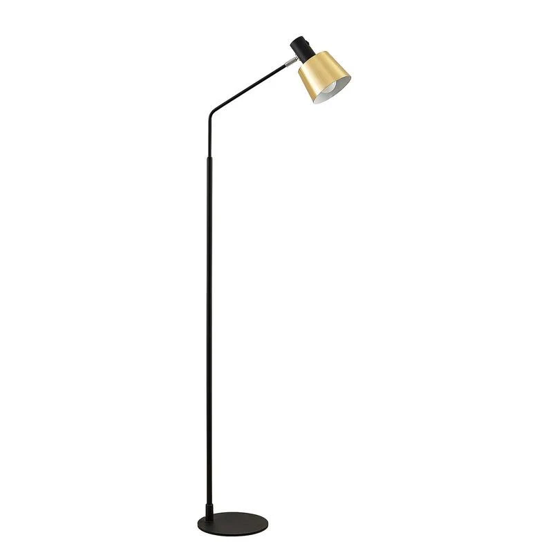 B-Ware Lindby Vlada Stehlampe Stehleuchte Lampe Leuchte E27 Metall messing schwarz