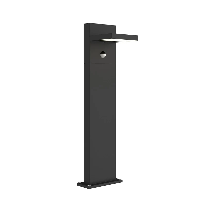 B-Ware Lucande Wegeleuchte Pollerleuchte LED Sensor grafitgrau Außenleuchte anthrazit 6