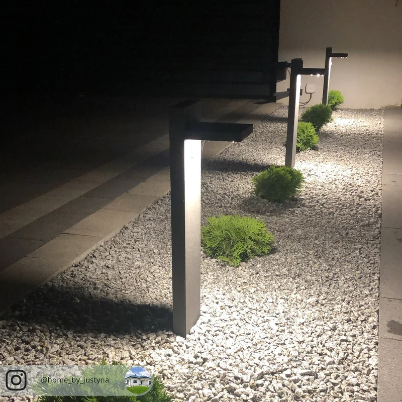 B-Ware Lucande Wegeleuchte Pollerleuchte LED Sensor grafitgrau Außenleuchte anthrazit 6