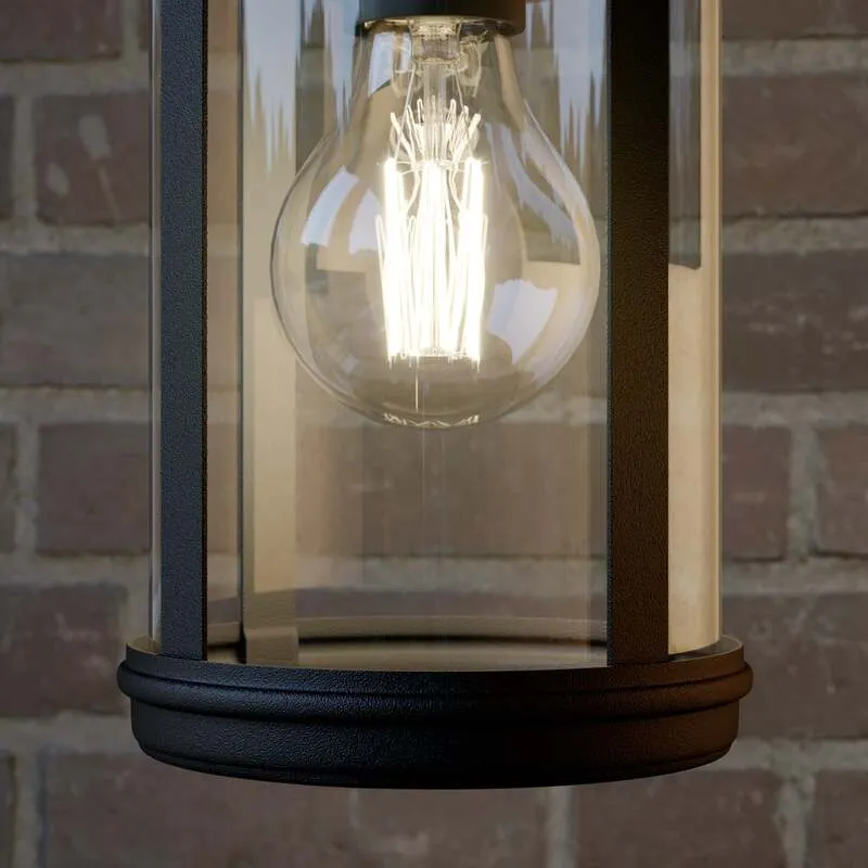 B-Ware Lindby Zayn Außenwandleuchte Wandleuchte Außenleuchte Lampe Leuchte E27 60W Glas