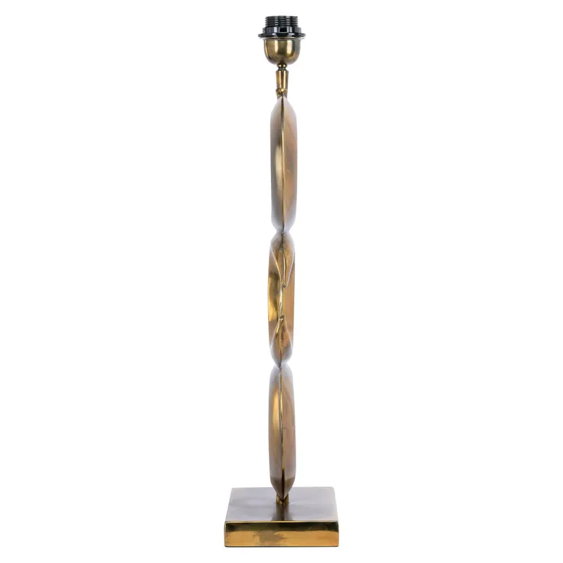 Tischlampe Amina Brass Antique Richmond, Metall, E27-Fassung