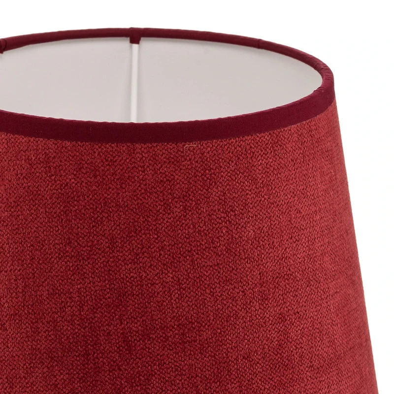 6x B-Ware DUOLLA Lampenschirm Classic S gewebt rot Leuchte Lampe stilvoll Made in Europe