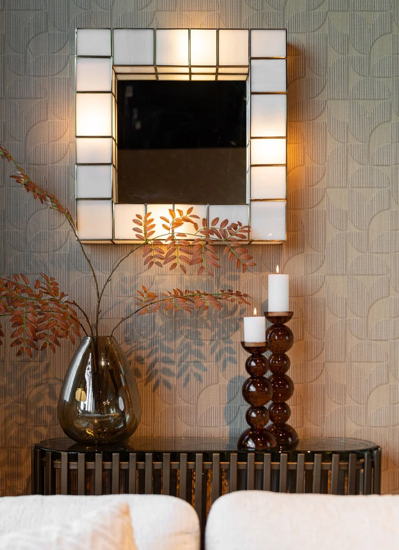 Richmond Wandlampe Luma brass antique – Glas & Messing, E27