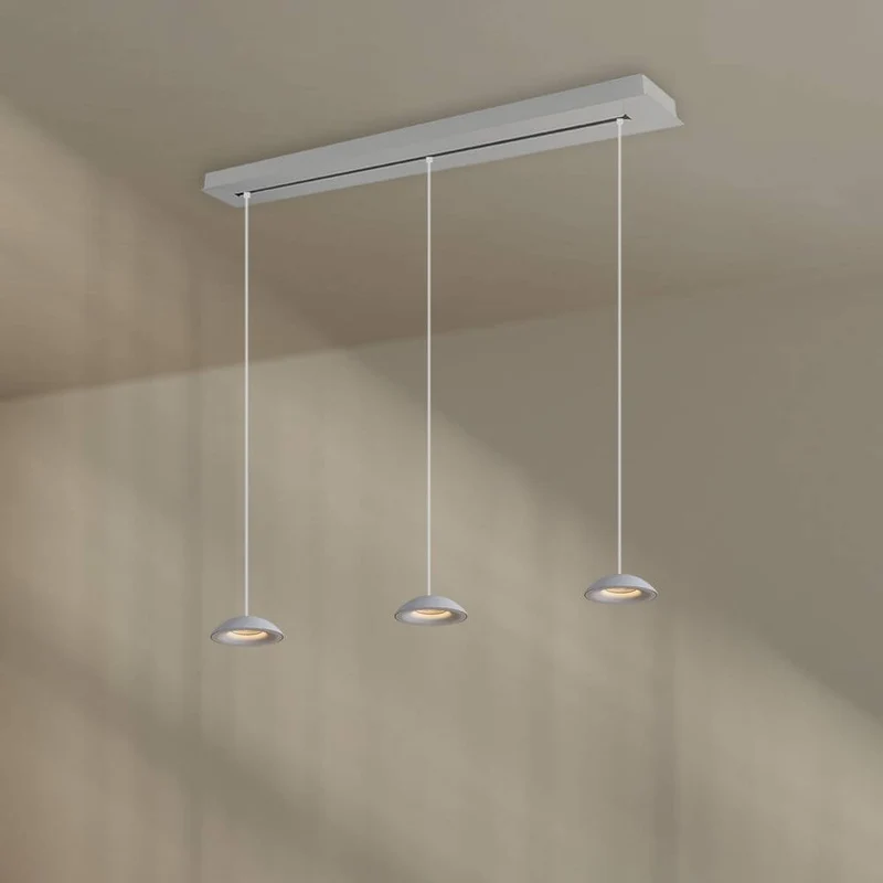 s.luce Santa Air LED Esszimmer-Pendelleuchte 3-flammig 120cm