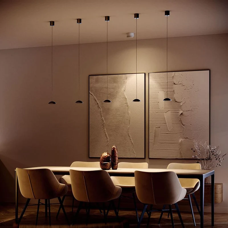 s.luce Santa Air LED Esszimmer-Pendelleuchte 3-flammig 120cm