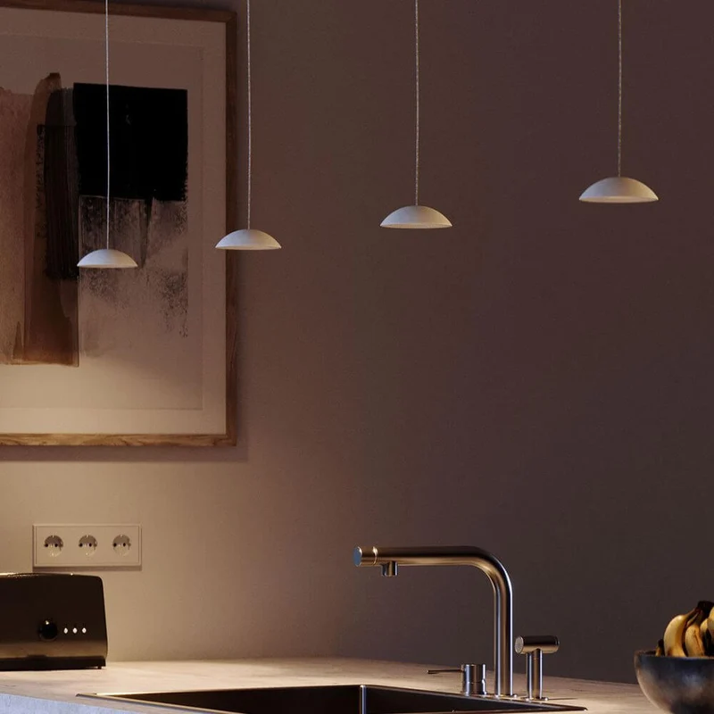 s.luce Santa Air LED Esszimmerlampe 12-flammig 200cm 3-reihig