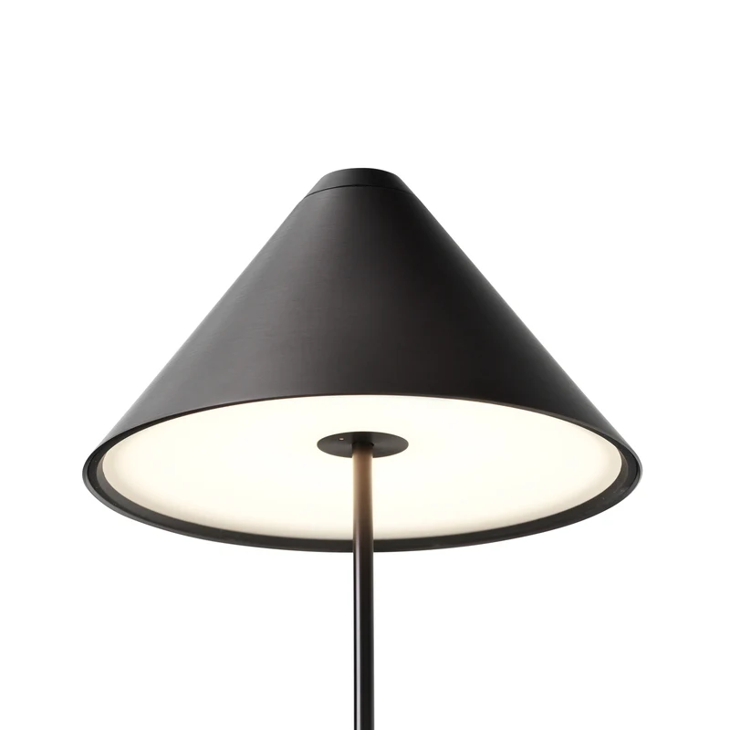 B-Ware New Works Tischleuchte Brolly LED dimmbar Akku schwarz IP44 30cm 2W warmweiß