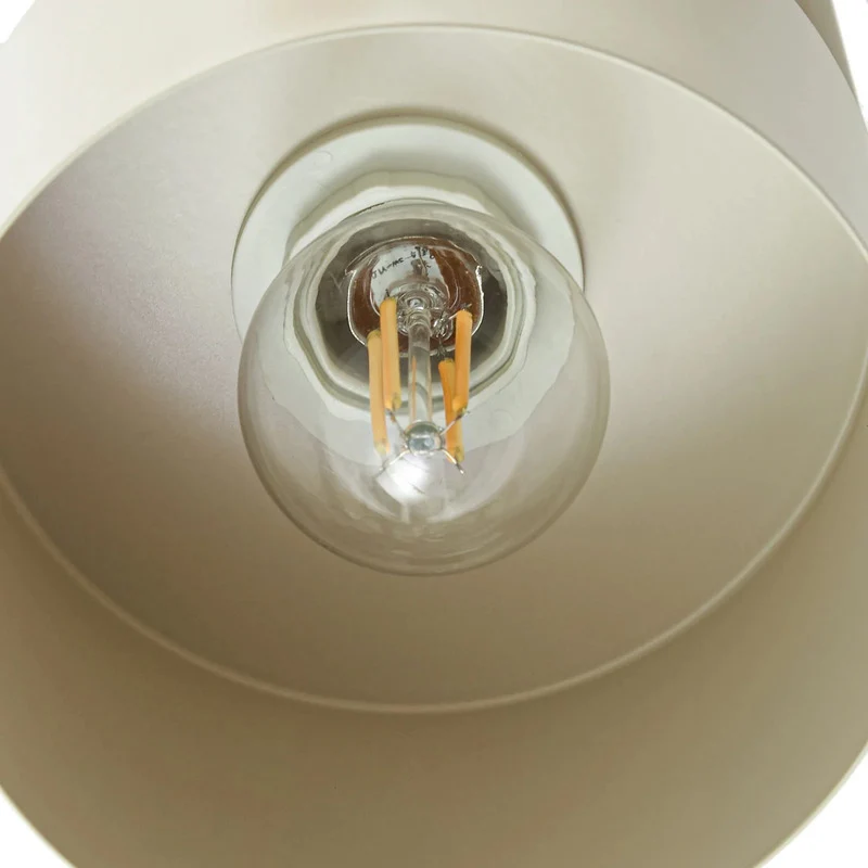 B-Ware Lindby Deckenstrahler Lenja LED Strahler dimmbar 2-flammig beige Metall 45,4cm