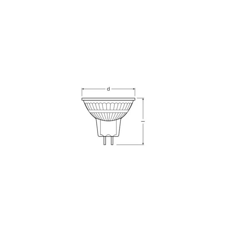 10x B-Ware OSRAM HOMELIGHTING LED Reflektorlampe GU5.3 dimmbar warmweiß 6.1W Ø50mm 1 St.