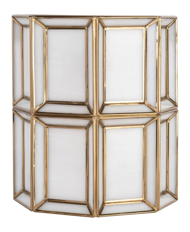 Wandlampe Amara Brass Antique – Messing-Wandleuchte im Hotel-Chic-Stil