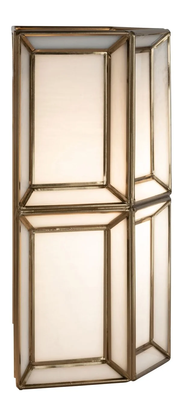 Wandlampe Amara Brass Antique – Messing-Wandleuchte im Hotel-Chic-Stil
