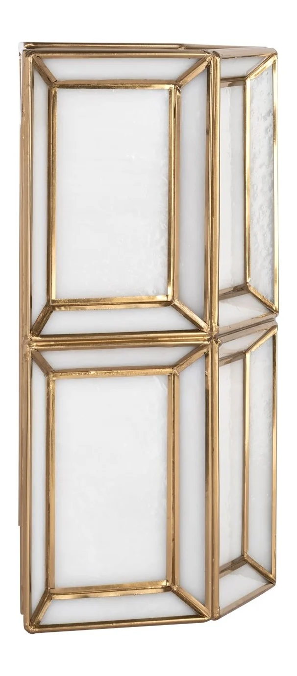 Wandlampe Amara Brass Antique – Messing-Wandleuchte im Hotel-Chic-Stil