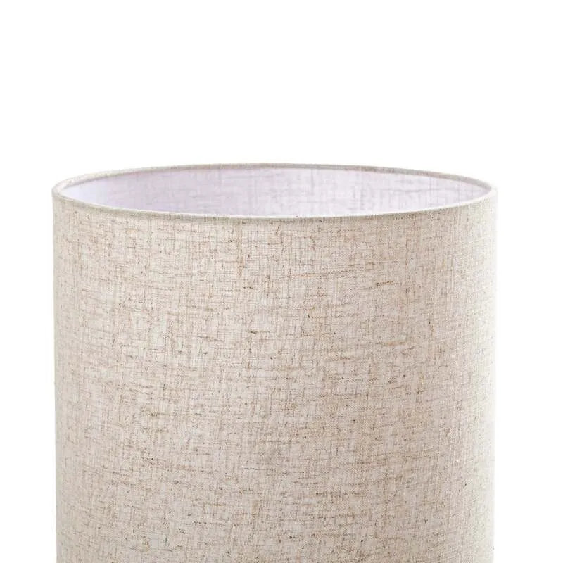B-Ware Lindby Stehleuchte Elfie LED Lampe Leuchte Leinen beige 124cm 2x E27 15W IP20