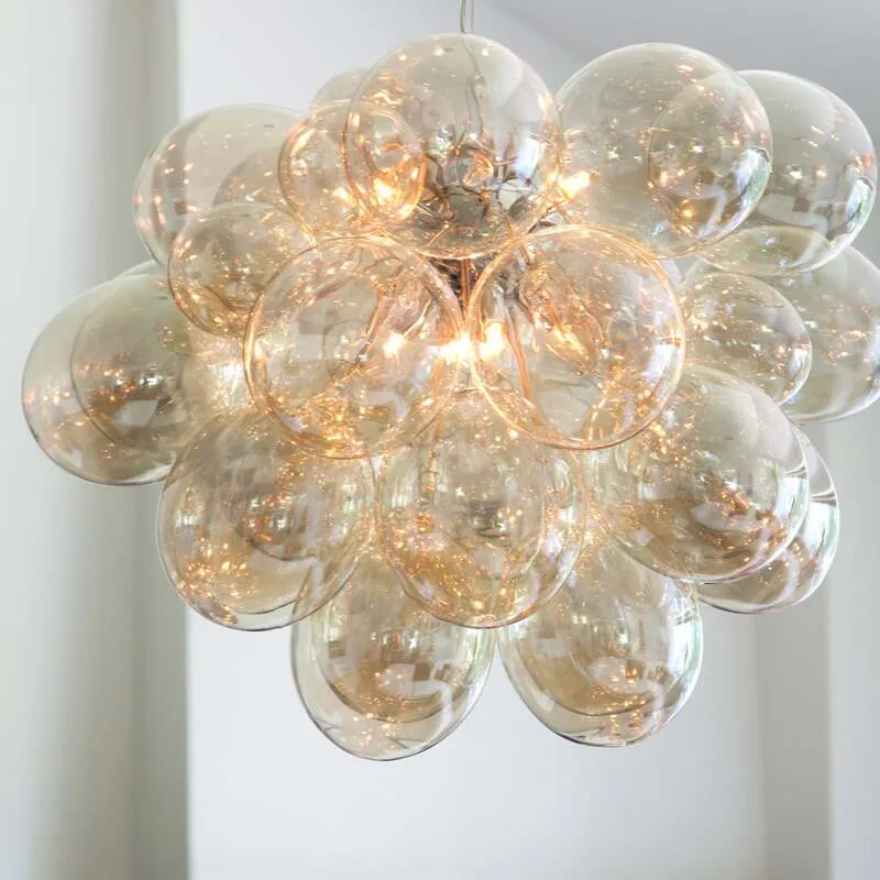 B-Ware By Rydéns Hängeleuchte Gross Grande LED Pendelleuchte Lampe dimmbar amber Ø62cm
