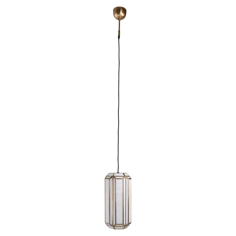 Pendelleuchte Elona brass antique – Design-Leuchte für Esstisch
