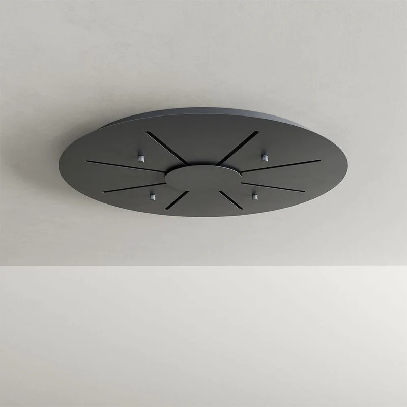 s.luce Velo Galerielampe 8-flammig Ø 80cm Baldachin Ø 20cm