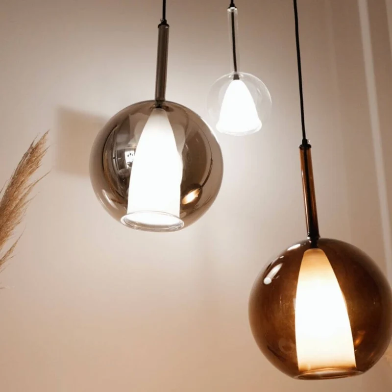 s.luce Belluna Esstischlampe 12-flammig 200cm 3-reihig