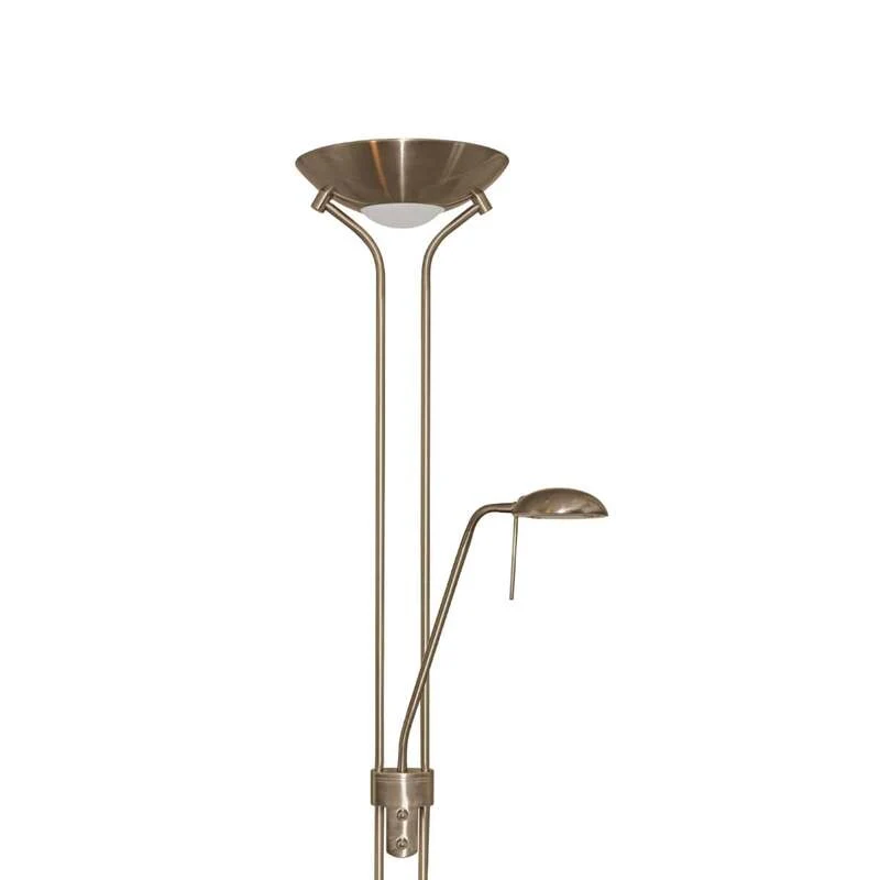 B-Ware Searchlight Stehleuchte dimmbar JERIK altmessing Lampe Leuchte 180cm 5,3kg