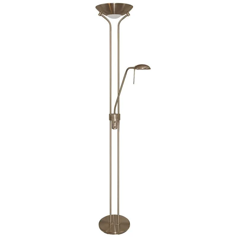 B-Ware Searchlight Stehleuchte dimmbar JERIK altmessing Lampe Leuchte 180cm 5,3kg