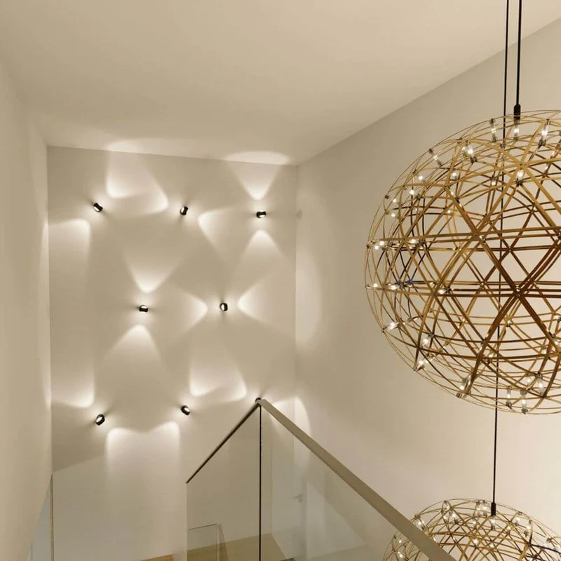 s.luce Beam Wandleuchte Up&Down mit Linsen