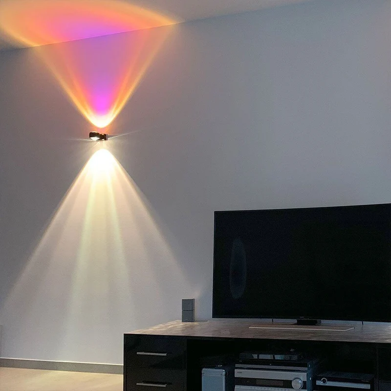 s.luce Beam Wandleuchte Up&Down mit Linsen