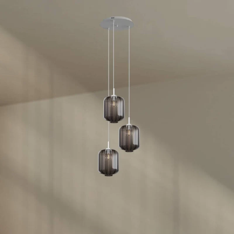 s.luce Velo 3-flammige Galerielampe Ø 40cm Baldachin Ø 25cm