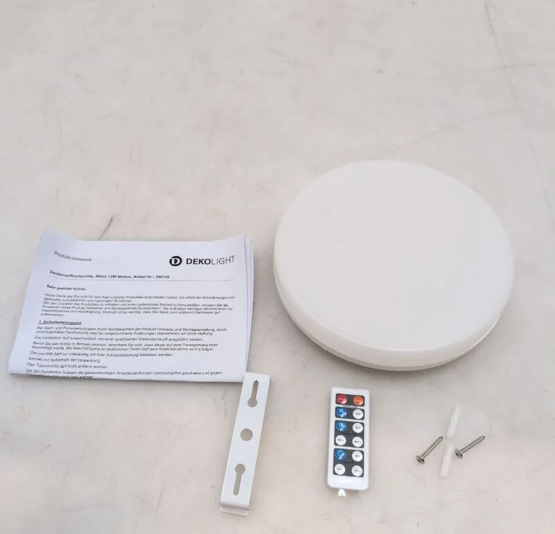 B-Ware Deko-Light Deckenleuchte Altais LED Lampe mit Bewegungsmelder warmweiß IP54
