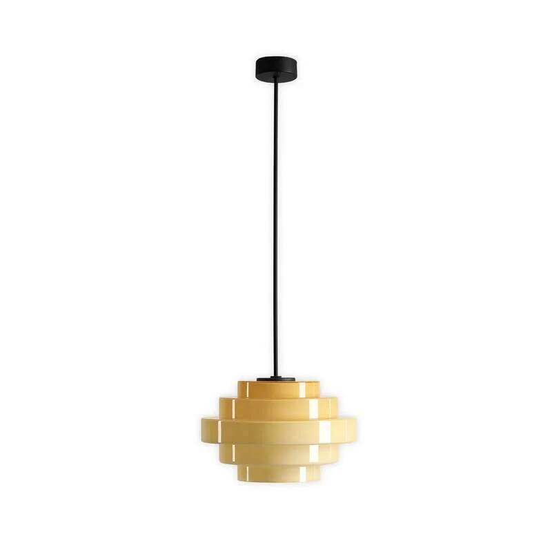 B-Ware Aldex Hängeleuchte Pendelleuchte Filo LED Lampe dimmbar gelb Ø28cm 1x15W