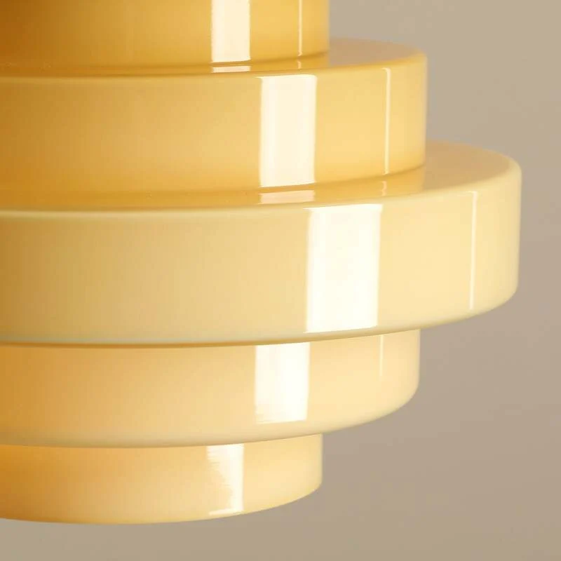 B-Ware Aldex Hängeleuchte Pendelleuchte Filo LED Lampe dimmbar gelb Ø28cm 1x15W