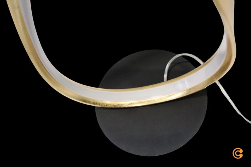 B-Ware Paul Neuhaus Stehleuchte Linda LED dimmbar gold Metall 140cm Leuchte Lampe